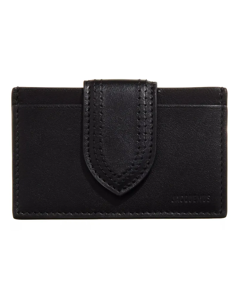 Jacquemus Portemonnaie Flap Coin Purse schwarz Schwarz