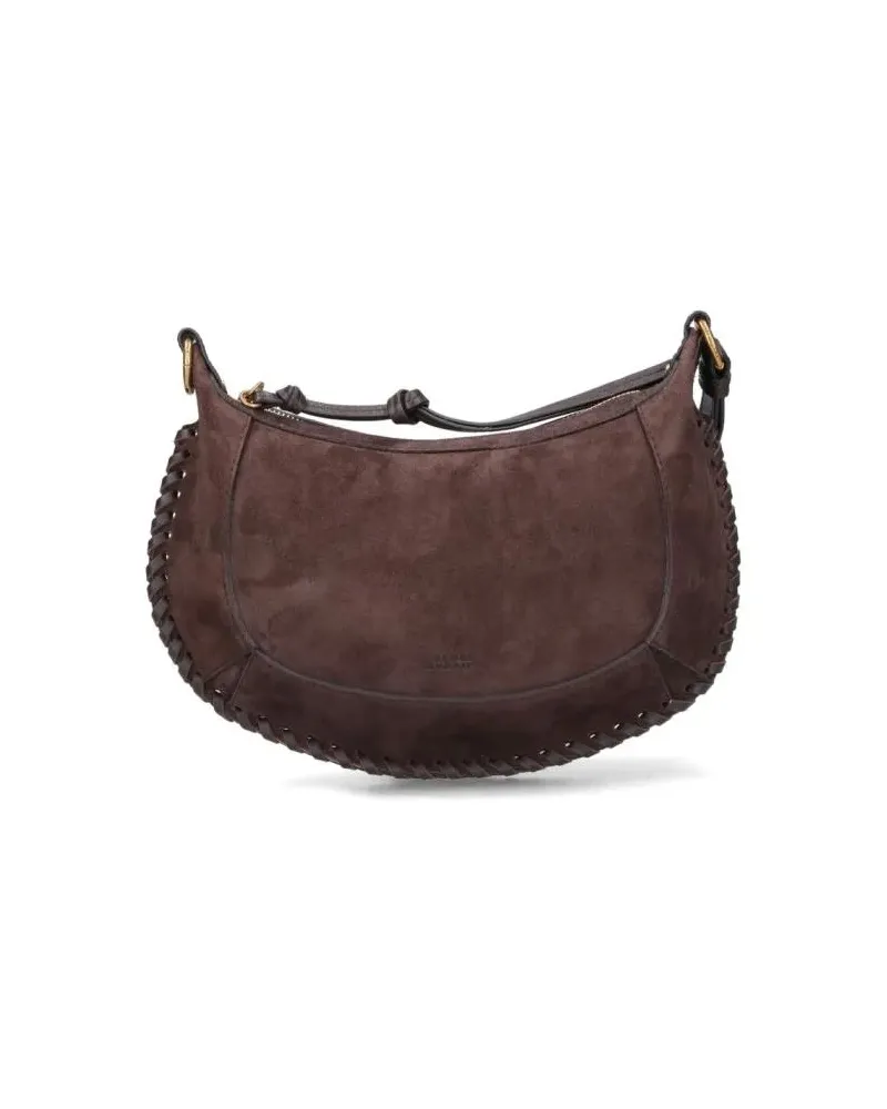 Isabel Marant Hobo Bags Small "Oskan Moon" Shoulder Bag – Brown braun Braun