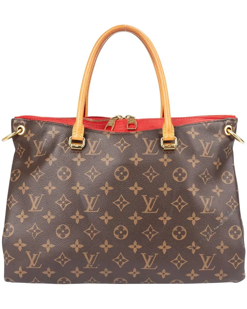 Louis Vuitton Crossbody Bags  Canvas Monogram Pallas MM Handbag braun Braun