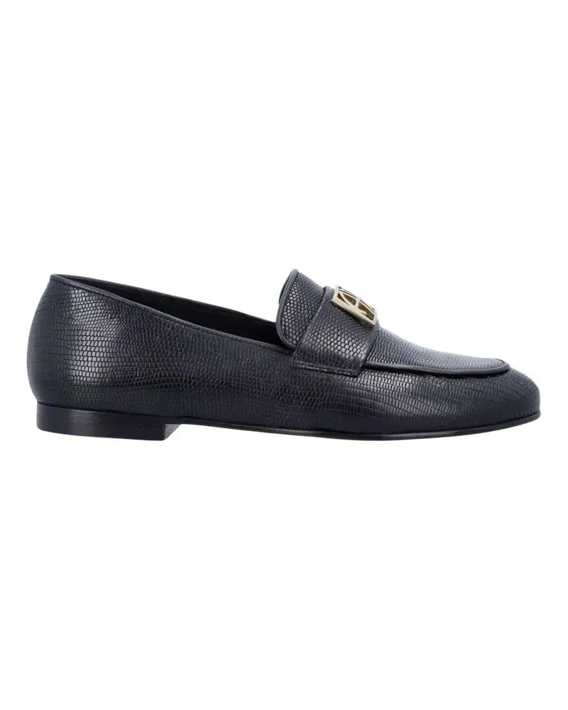 Anine Bing Corrine Monogram Loafers schwarz Schwarz