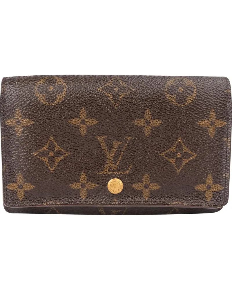 Louis Vuitton Portemonnaie  Canvas Monogram Tresor Wallet braun Braun