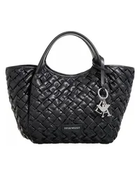 Emporio Armani Shopper Shopping M Simil Nappa Intrecc Schwarz