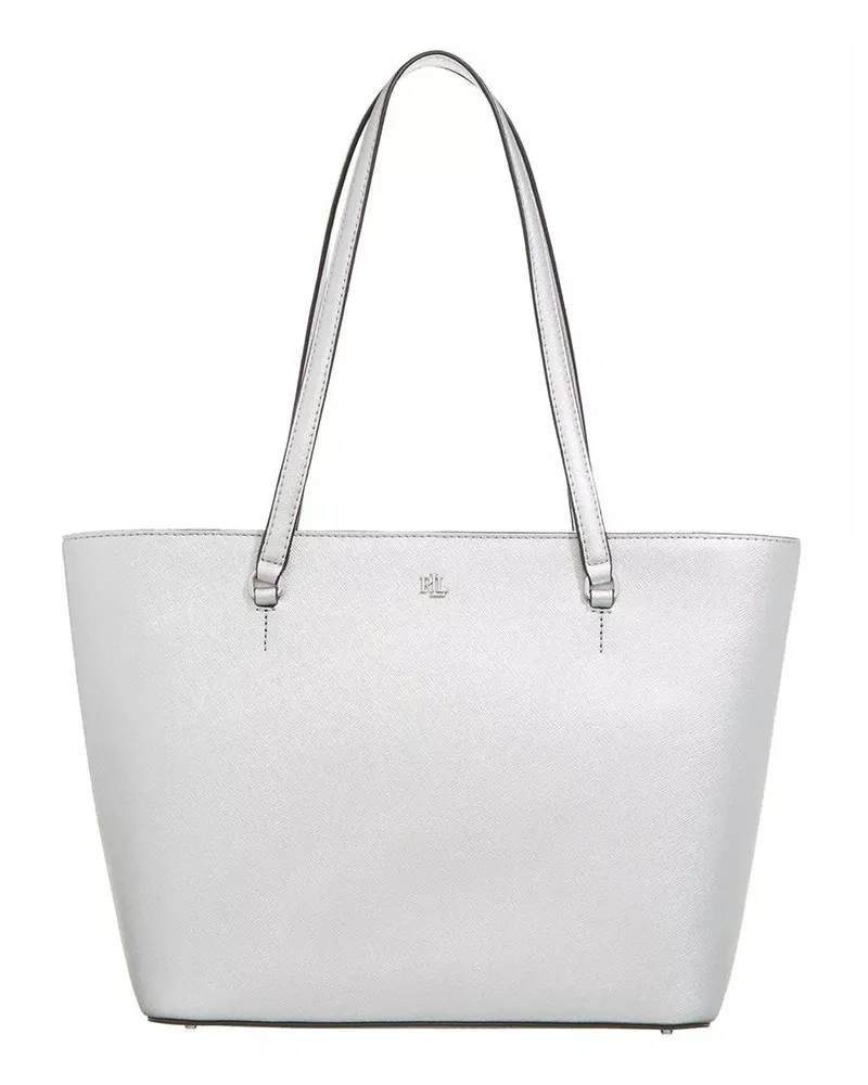 Ralph Lauren Shopper Karly Shpper Tote Medium silberfarben 