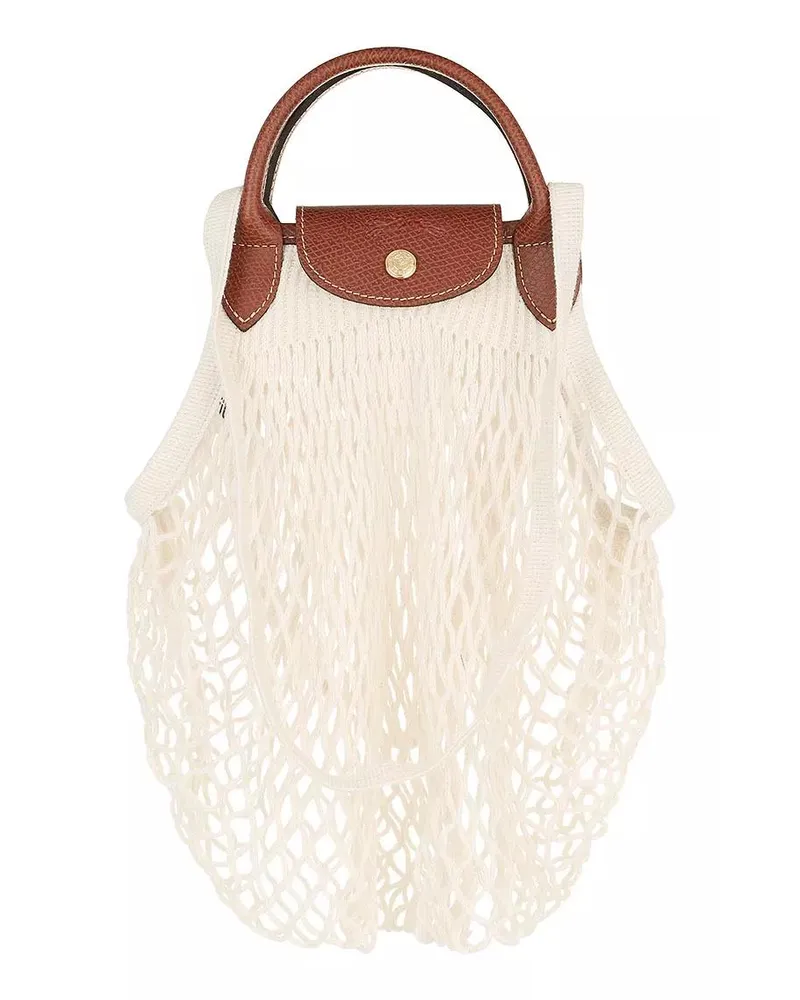 Longchamp Shopper Le Pliage Filet weiß Weiß