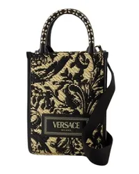 Versace Totes Athena Shopper Bag - Leather - Black Schwarz