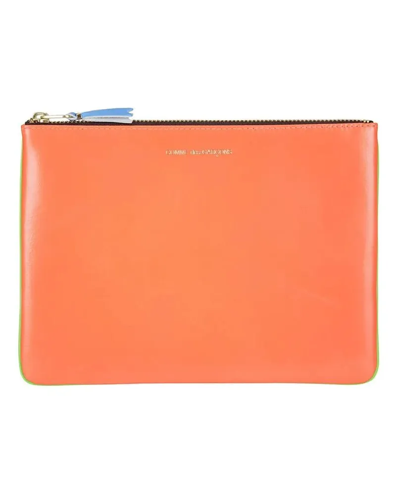 Comme des Garçons Portemonnaies Fluorescent Envelope Wallet orange Orange