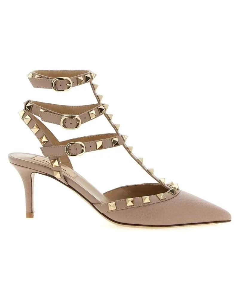 Valentino Garavani Hohe Schuhe 'Rockstud' Pumps pink Rosa