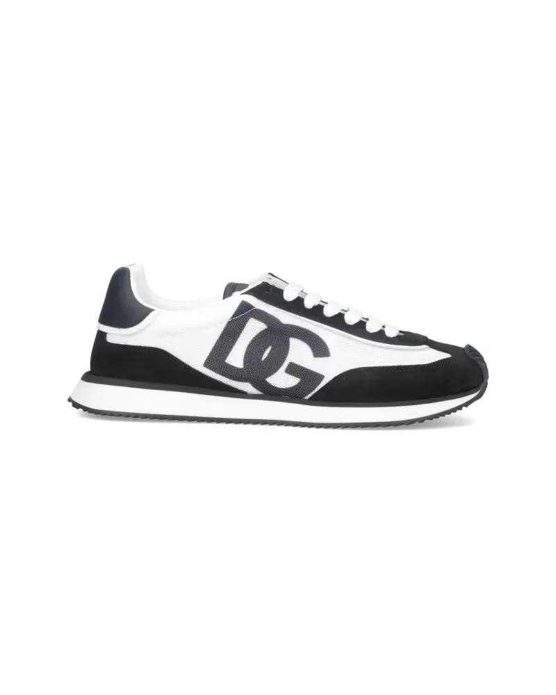 Dolce & Gabbana Low-Top Sneaker Sneakers "Dg Cushion" – Black schwarz Schwarz