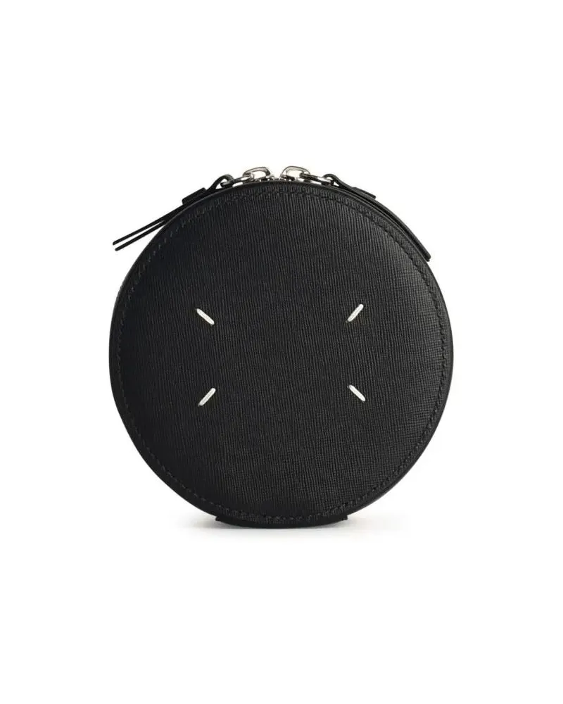 Maison Margiela Portemonnaies Circle' Coin Purse Schwarz