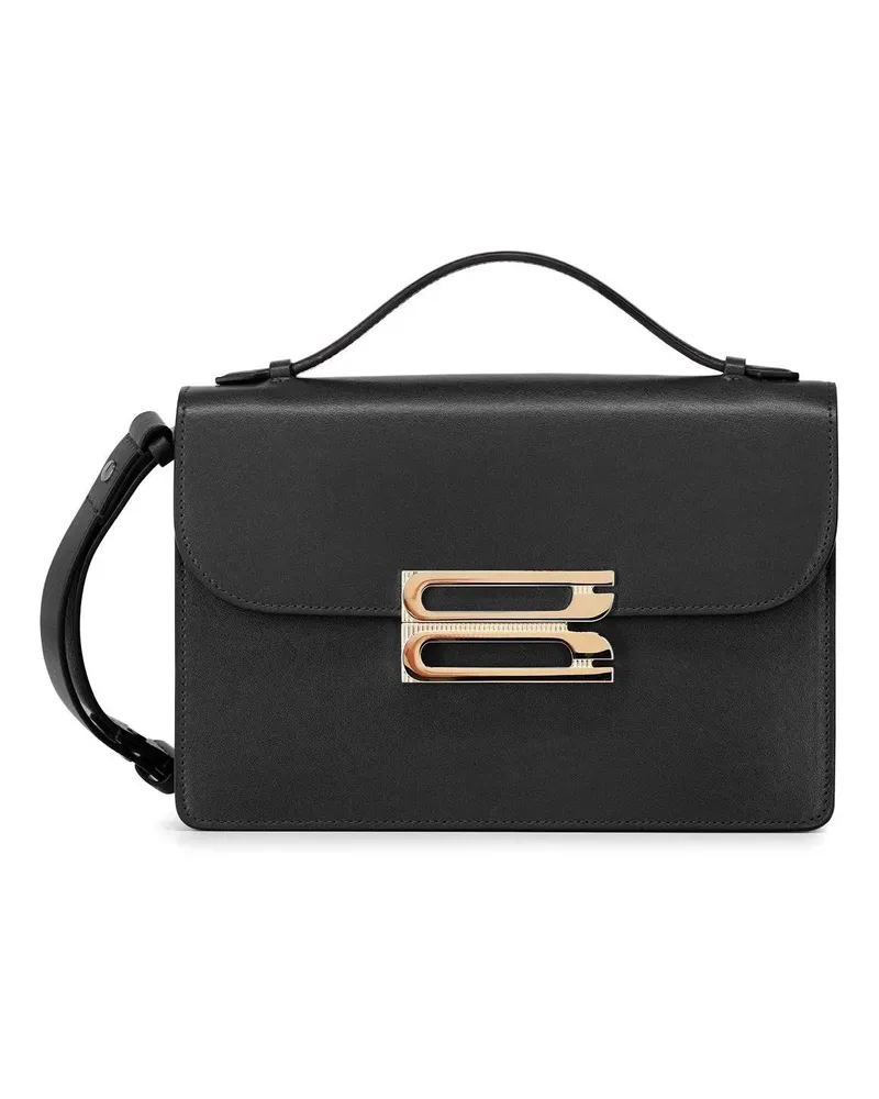 Victoria Beckham Hobo Bags Dorian Crossbody - Leather - Black schwarz Schwarz