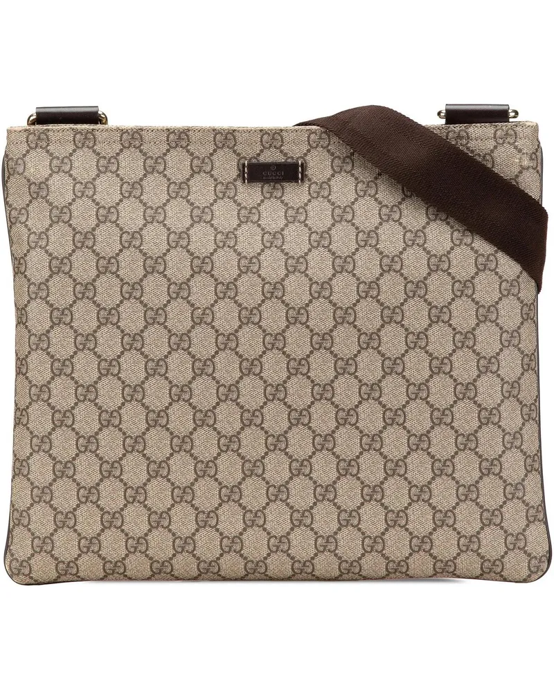 Gucci Hobo Bags 2000-2015 GG Supreme Crossbody braun Braun