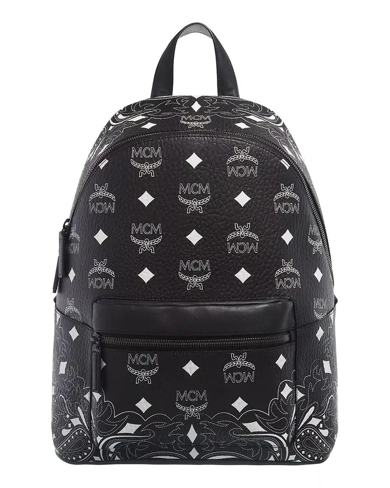 MCM Rucksack Stark Backpack Medium Schwarz