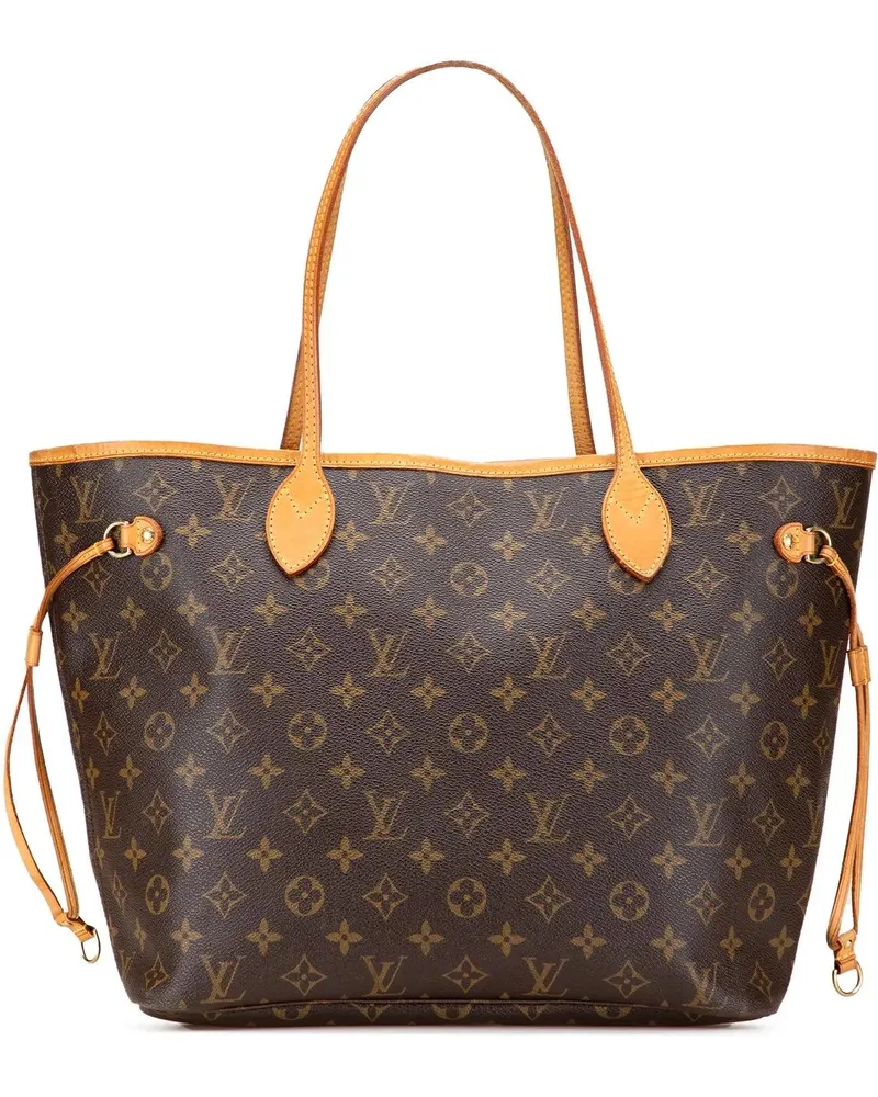 Louis Vuitton Shopper Monogram Neverfull MM braun Braun