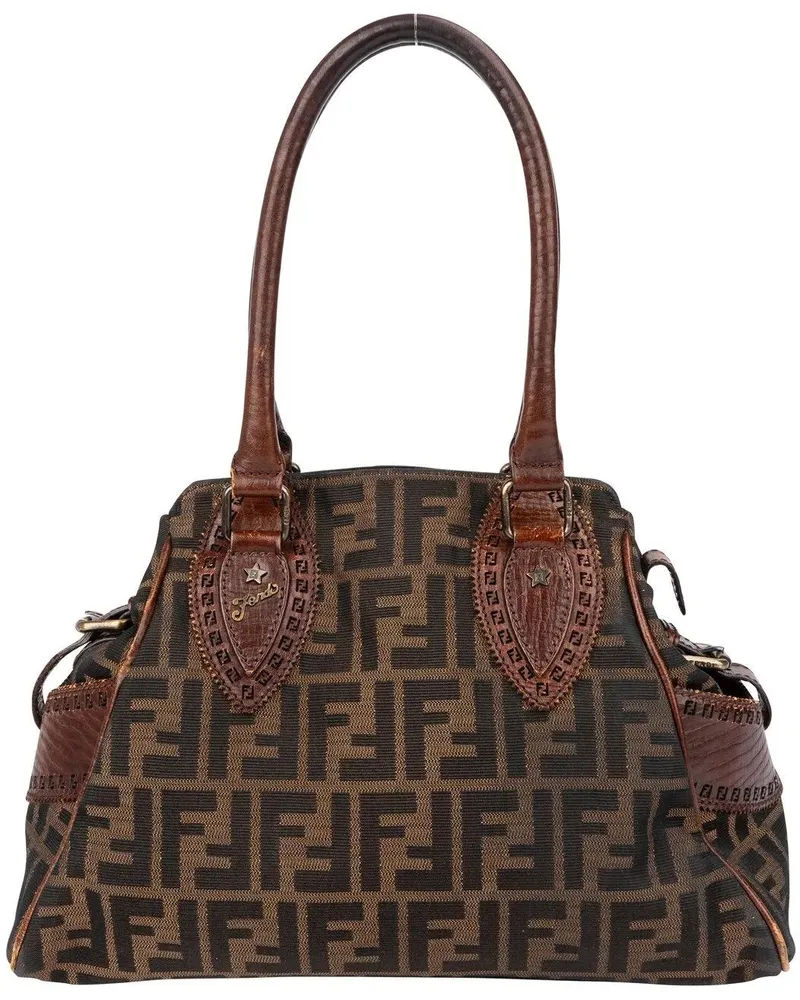 Fendi Crossbody Bags  FF Monogram Piccola Handbag braun Braun