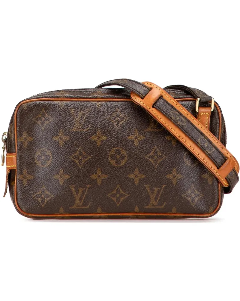 Louis Vuitton Hobo Bags Monogram Pochette Marly Bandouliere braun Braun