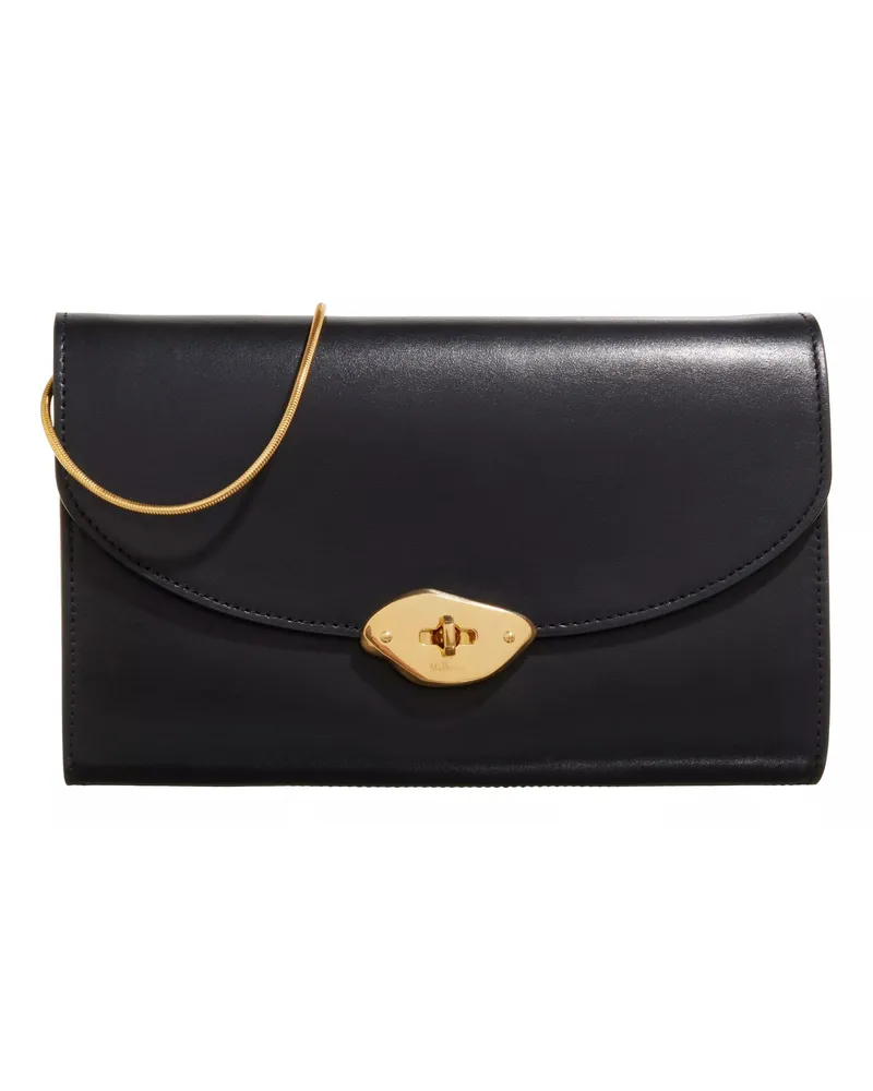 Mulberry Clutches Lana Clutch High Gloss Leather schwarz Schwarz