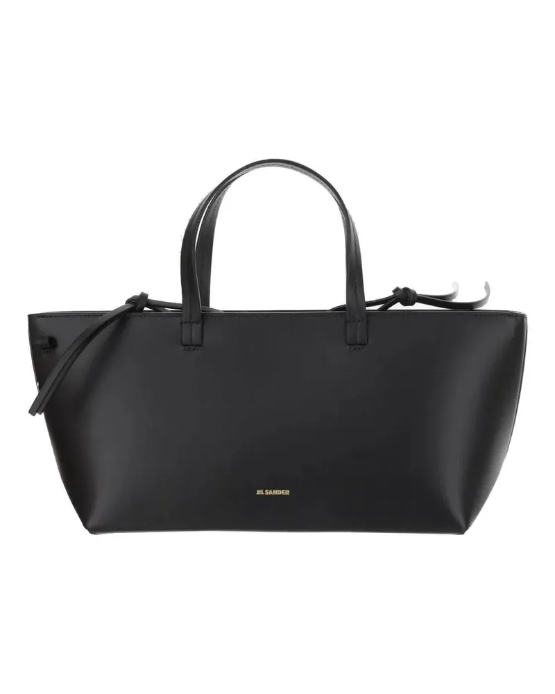 Jil Sander Shopper & Totes Small Bateau Tote Bag schwarz Schwarz