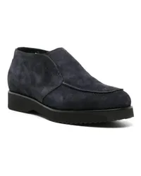 Doucal´s Boots & Stiefeletten Blue Slip-On Suede Boots Blau