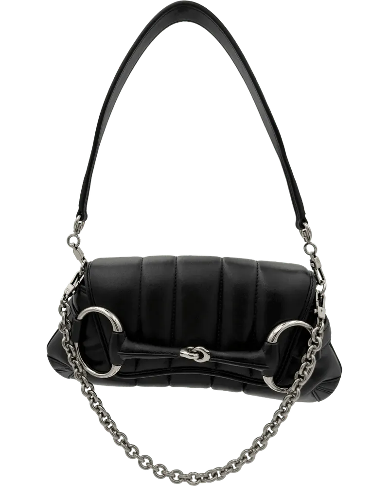 Gucci Crossbody Bags  Horsebit Monogram - Beige schwarz Schwarz