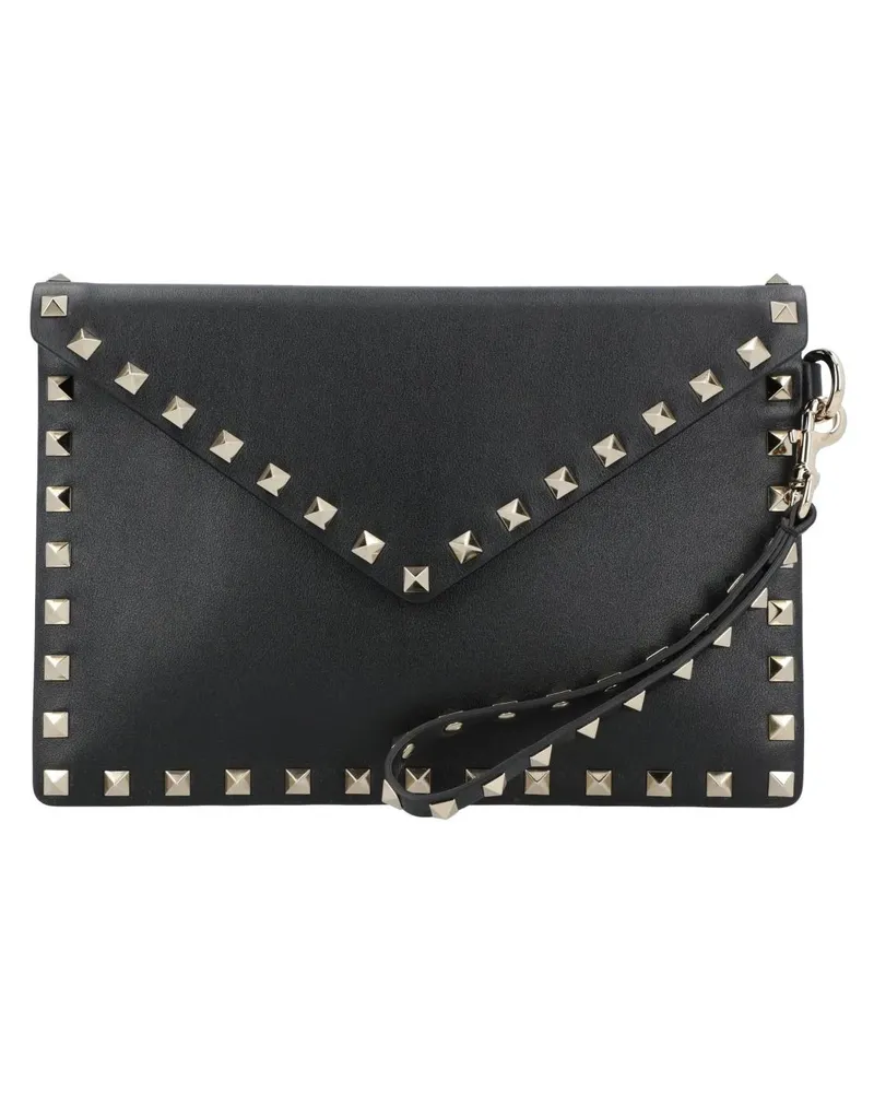 Valentino Garavani Clutches Rockstud Envelope Clutch schwarz Schwarz