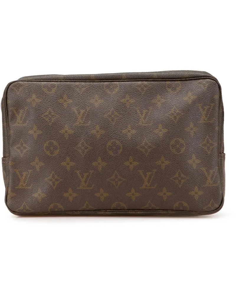 Louis Vuitton Clutches Monogram Trousse Toilette 28 braun Braun