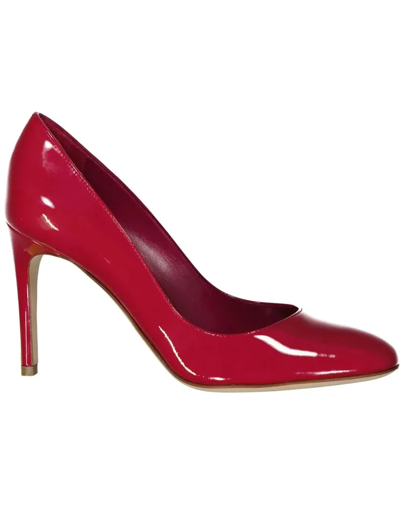 Sergio Rossi Hohe Schuhe  Leather Pumps rot Rot