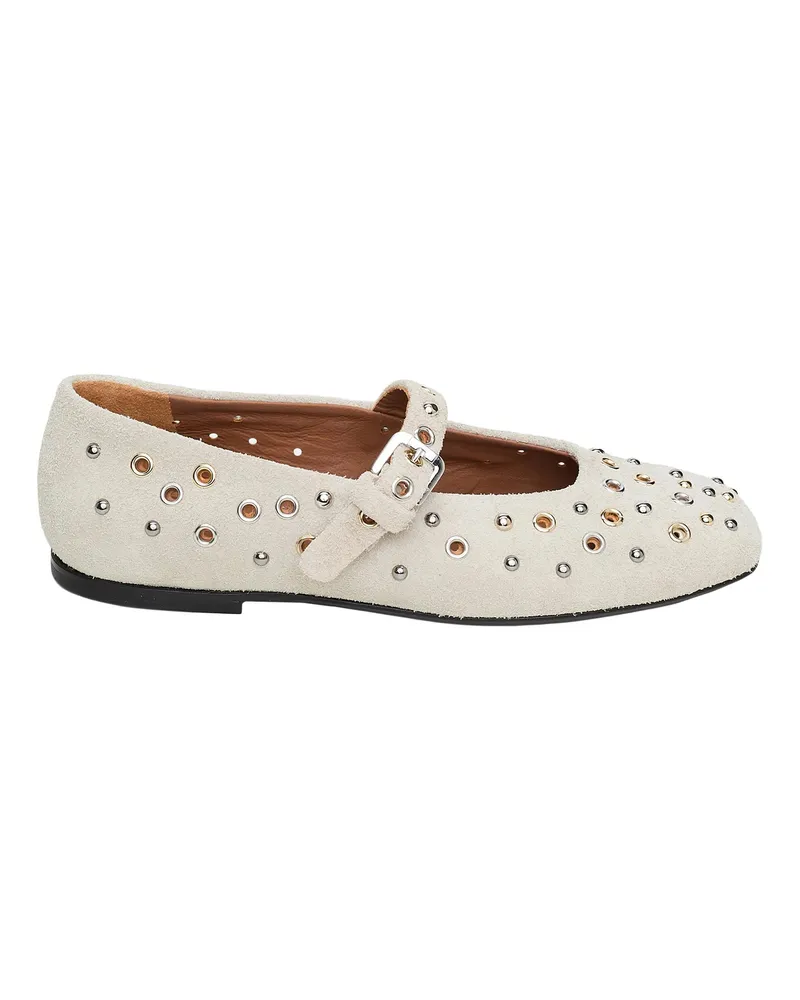 Dorothee Schumacher Low-Top Sneaker WILD SOFTNESS studded ballerin creme Creme