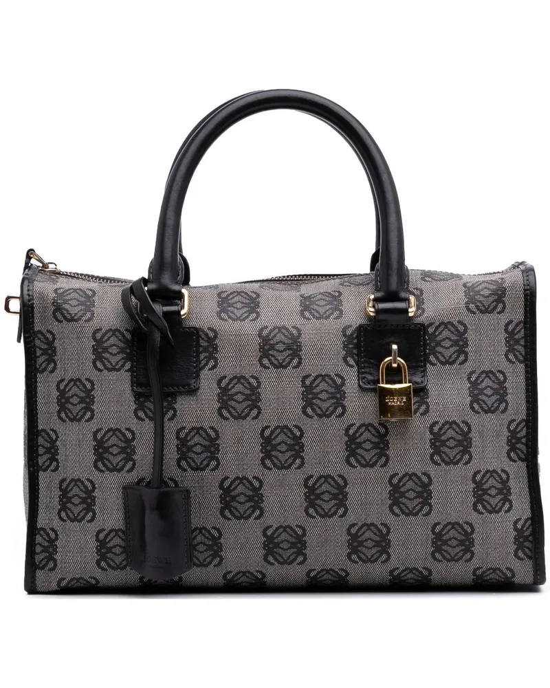 Loewe Crossbody Bags Anagram Coated Canvas Handbag grau Grau