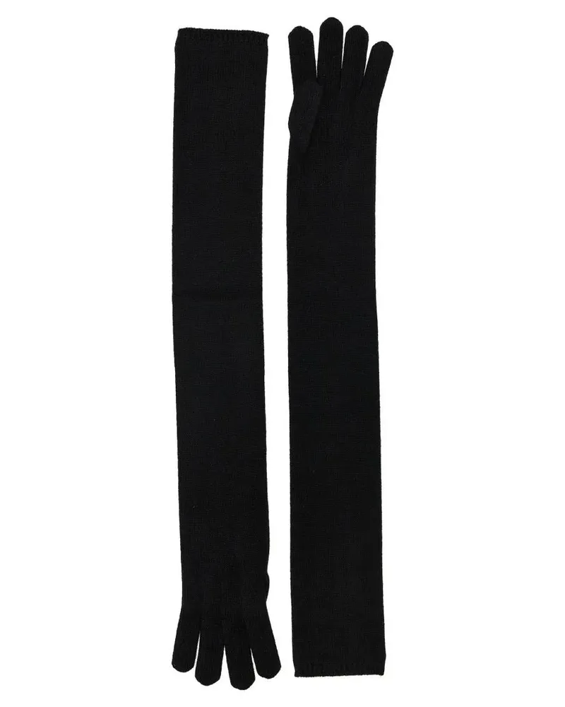 Max Mara Handschuhe 'Timor' Gloves schwarz Schwarz