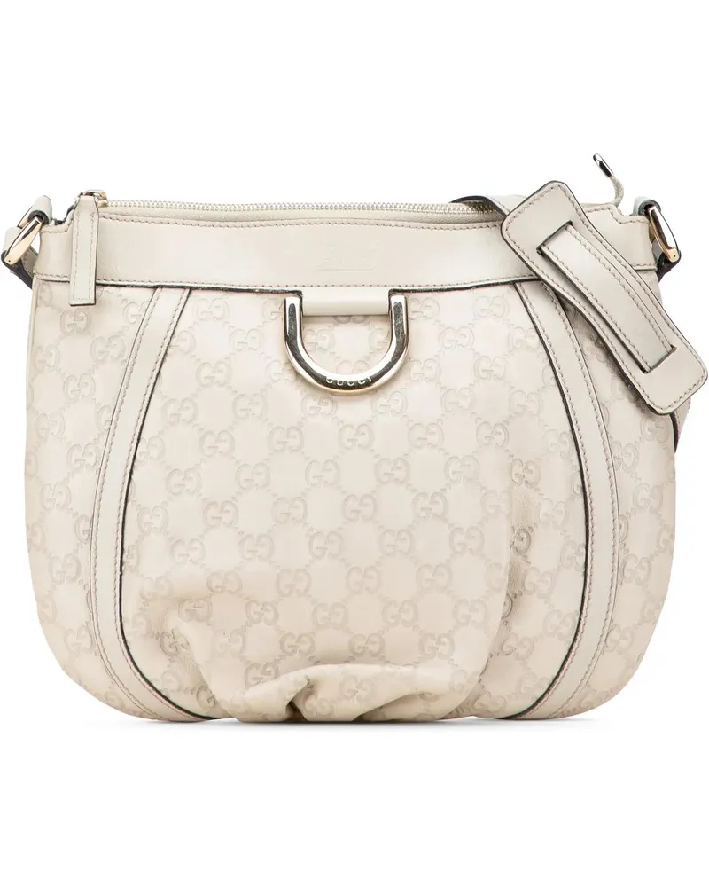 Gucci Hobo Bags ssima Abbey D Ring Crossbody weiß Weiß