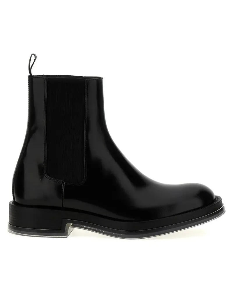 Alexander McQueen Stiefel 'Float' Chelsea Boots schwarz Schwarz