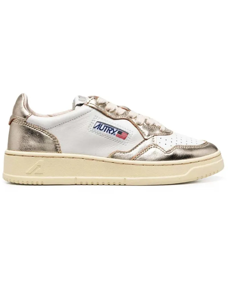 AUTRY Low-Top Sneaker Sneakers Whiteplatinum silberfarben Silber