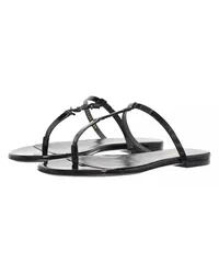 Saint Laurent Sandalen & Sandaletten Cassendra Slides Schwarz