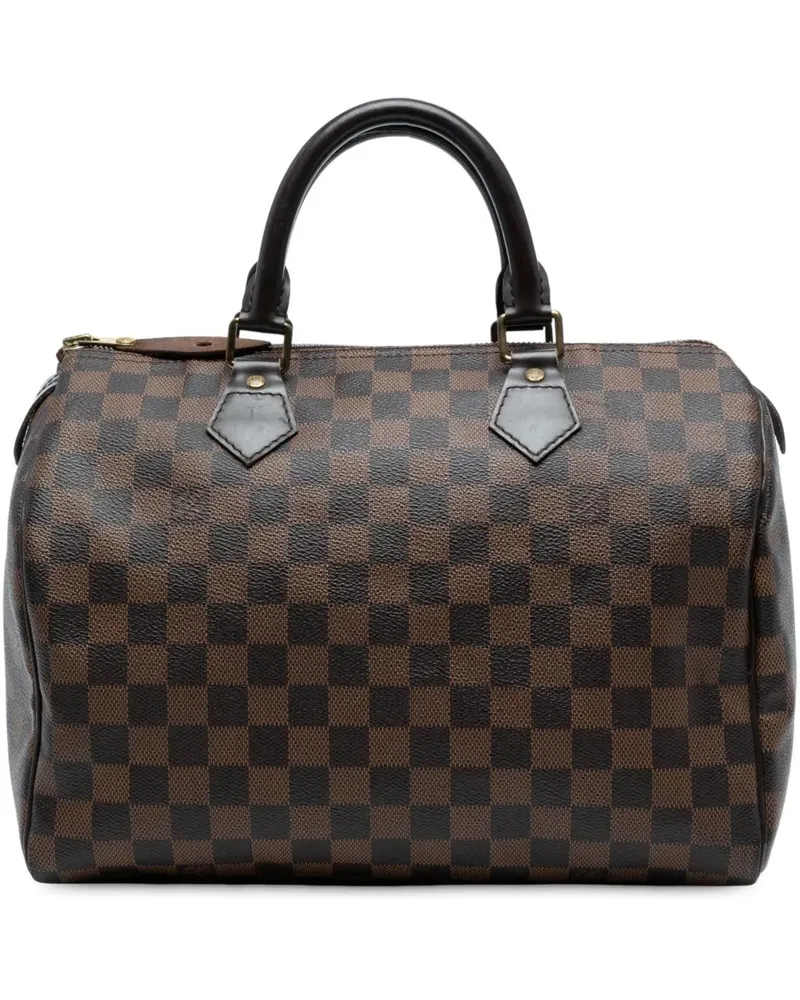 Louis Vuitton Crossbody Bags Damier Ebene Speedy 30 braun Braun