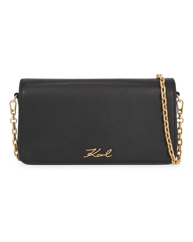 Karl Lagerfeld Portemonnaie SIGNATURE POUCH schwarz Schwarz