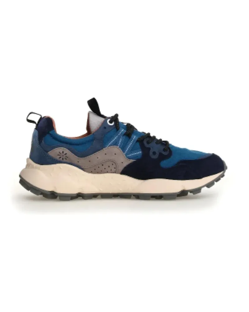 Flower MOUNTAIN Low-Top Sneaker Yamano Blue And Light Blue Canvas Sneakers blau Blau