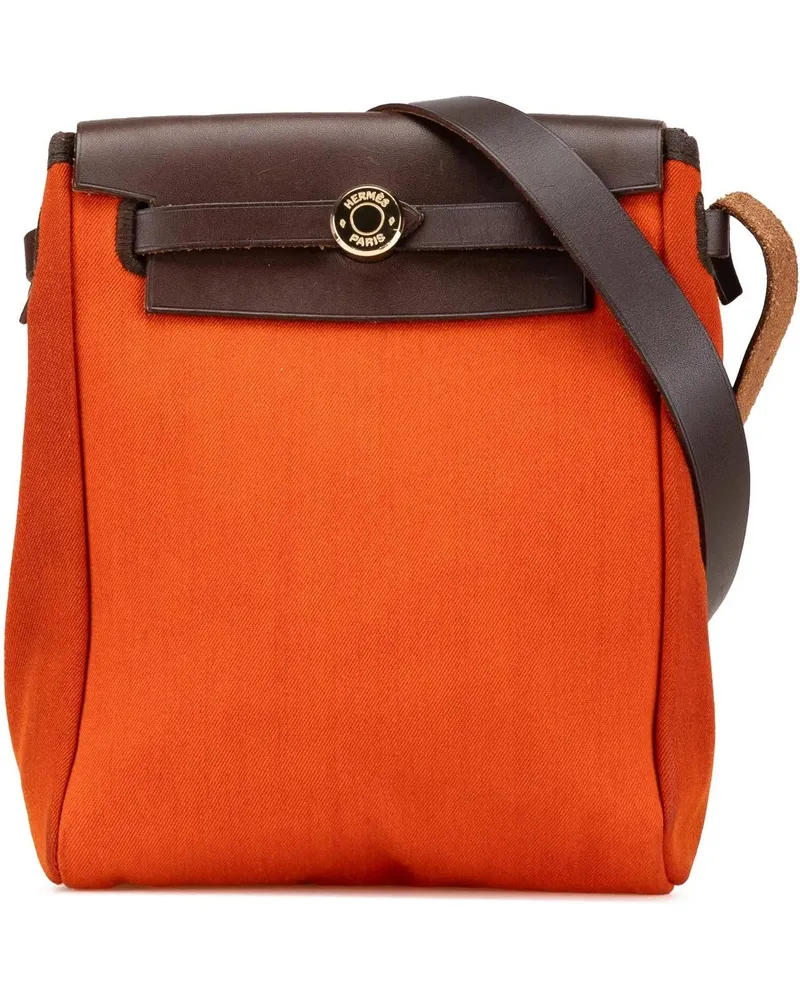 Hermès Hobo Bags 2004 Toile Herbag TPM orange Orange