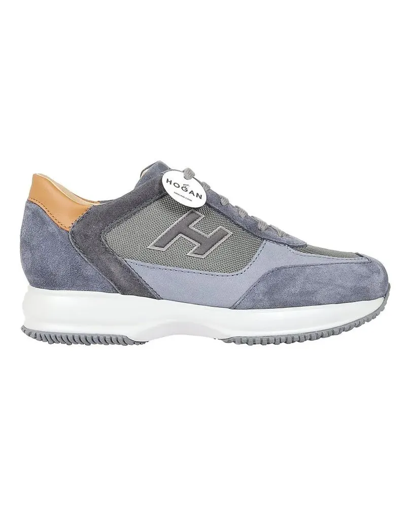 Hogan Low-Top Sneaker Interactive Leather And Suede Sneakers grau Grau