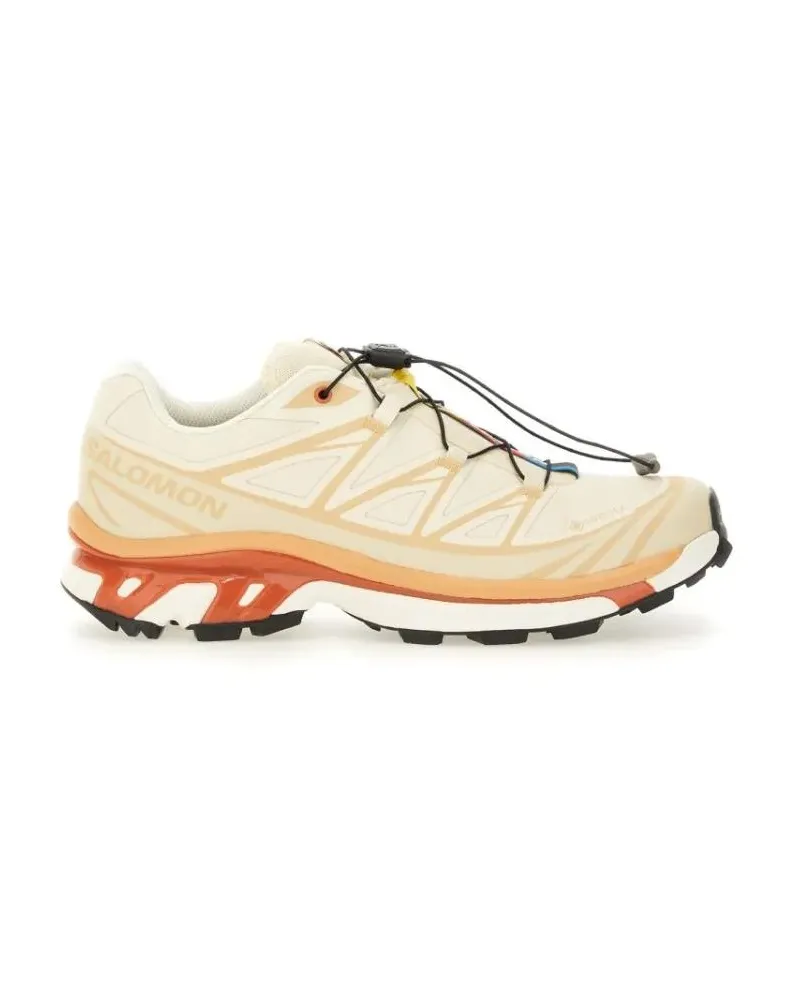 Salomon Low-Top Sneaker Low-Profile Textile Sneakers With Quick-Lace Syste beige Beige