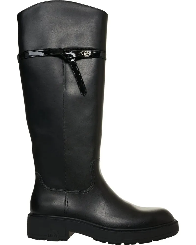Liu Jo Stiefel Smooth leather boots schwarz Schwarz