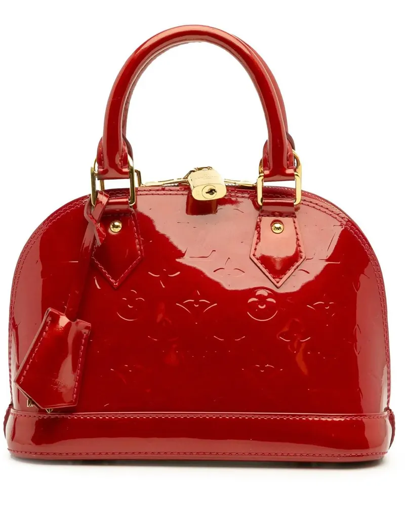 Louis Vuitton Hobo Bags Monogram Vernis Alma BB rot Rot