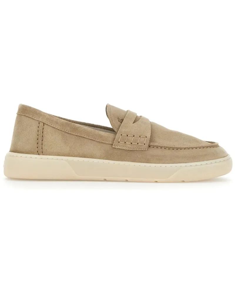 Hogan Loafer Flat Shoes Beige beige Beige