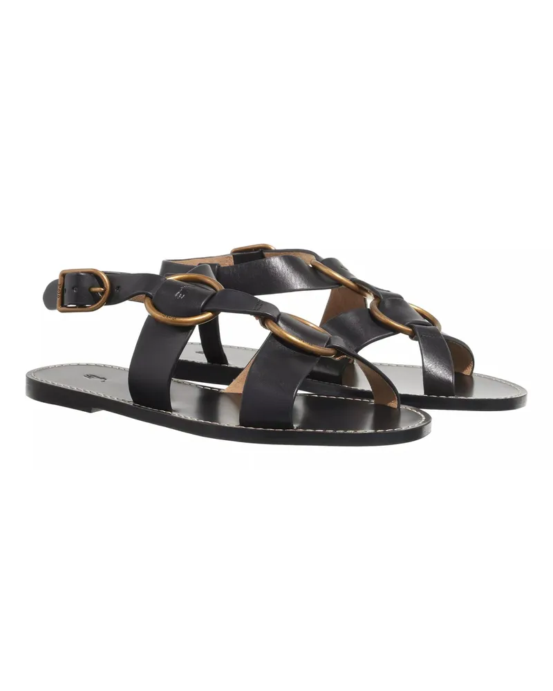Ralph Lauren Sandalen Plo Rng Flat Sandal schwarz Schwarz