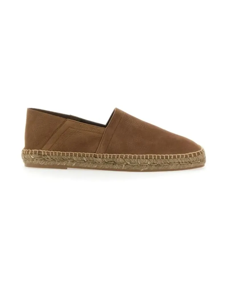 Tom Ford Loafer Espadrllas Nabuck braun Braun