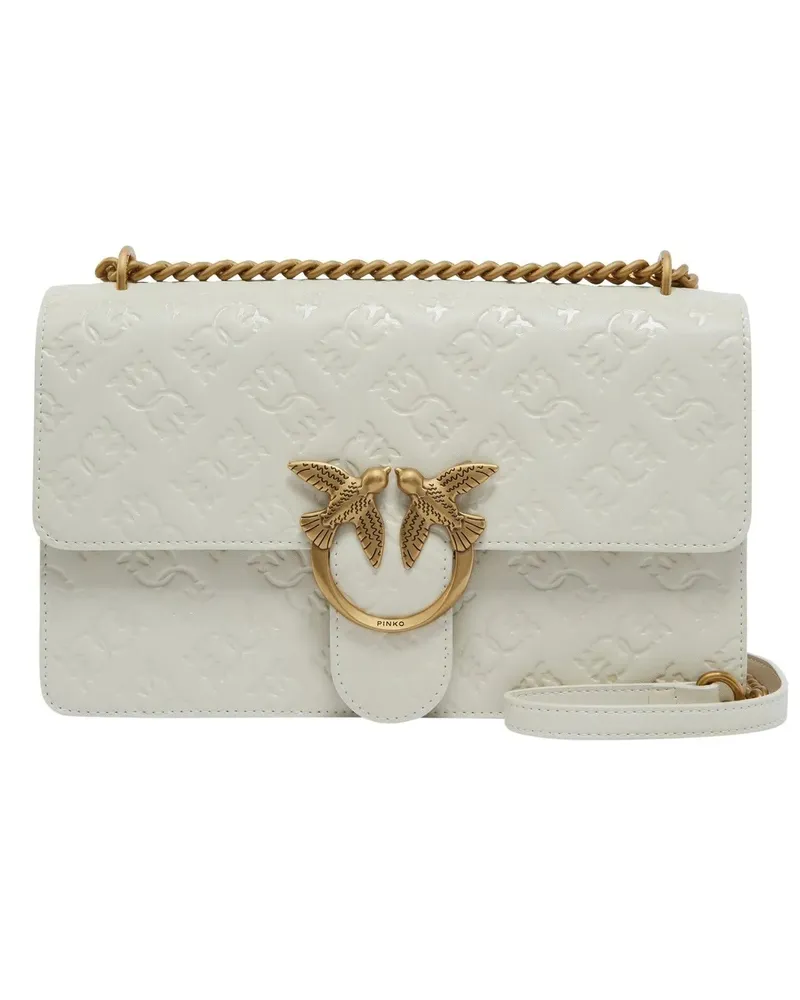Pinko Crossbody Bags Bags Bianco Setaantique Gold goldfarben 