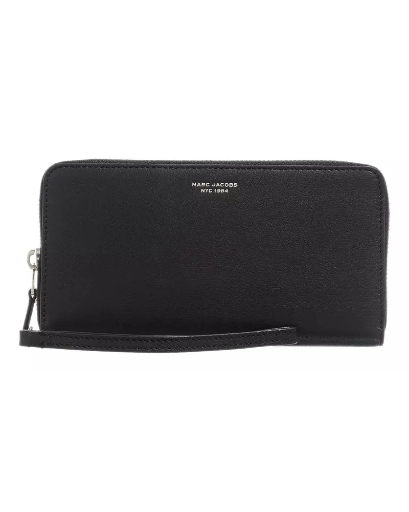 Marc Jacobs Portemonnaie The Continental Wristlet Wallet schwarz Schwarz