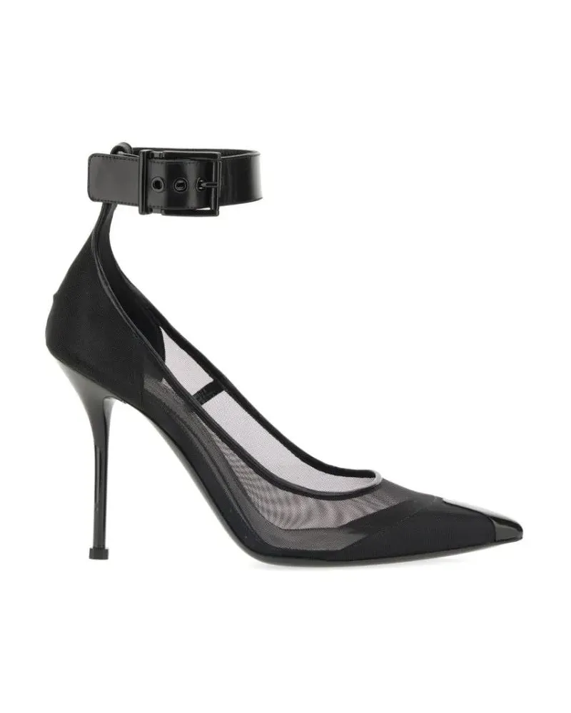 Alexander McQueen Hohe Schuhe Punk Pumps With Strap schwarz Schwarz