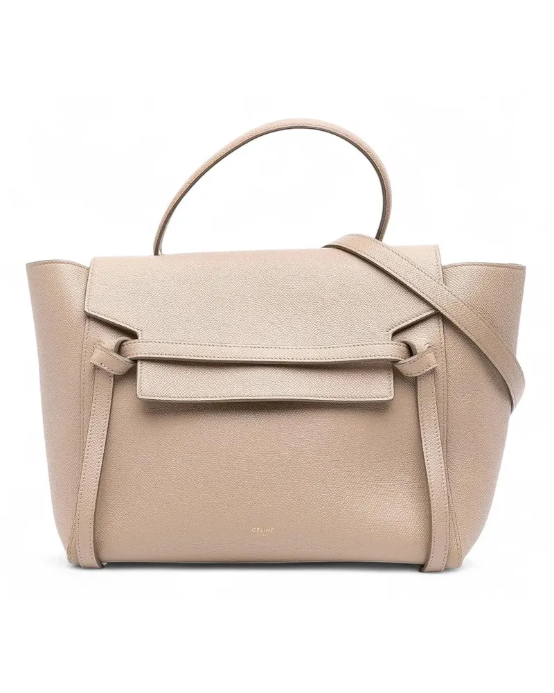 Celine Hobo Bags Mini Grained Calfskin Belt Bag braun Braun