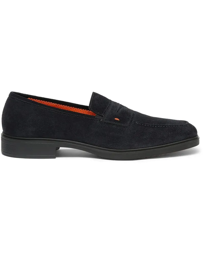 Santoni Loafer Men's suede Easy loafer weiß Weiß