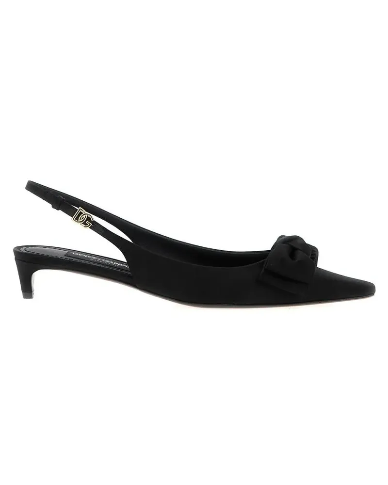 Dolce & Gabbana Hohe Schuhe 'Mun' Slingback schwarz Schwarz